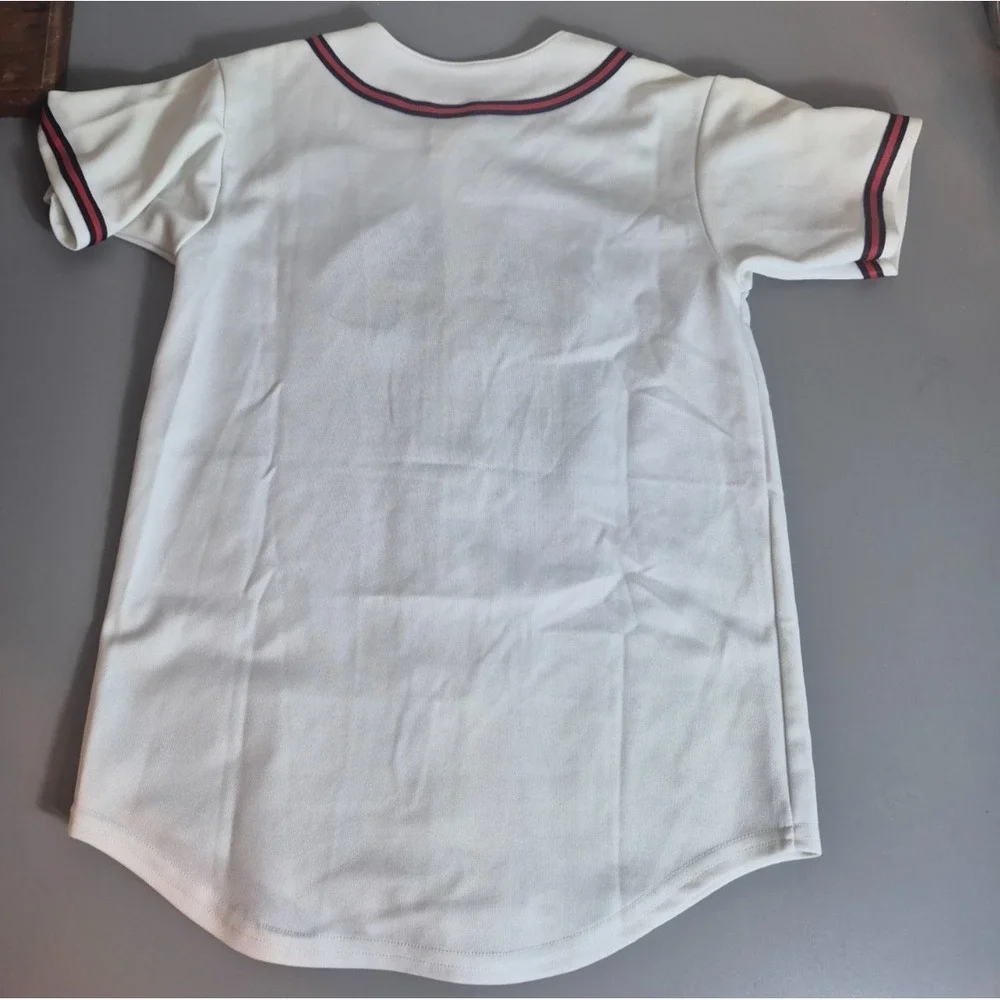 Atlanta Braves Majestic Mens Jersey White Embroidered Small - Picture 4 of 4